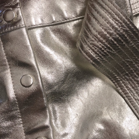 Gorgeous Ba&sh Gold Leather Pomy Doré skirt - Picture 10 of 15